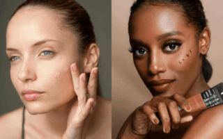 2 woman testing out foundation. Best foundation. how to apply powder foundation. How to choose makeup foundation. Makeup foundation types. Makeup foundation tips. Types of foundation makeup. what is foundation makeup.