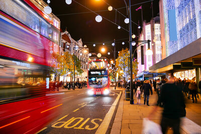 Shopping at Oxford street, London, Christmas day. Busy shopping street at Christmas. Surviving Christmas. Surviving Christmas. Self care and how to glow up. New Year's Eve. christmas self care. Stress-free Christmas season.